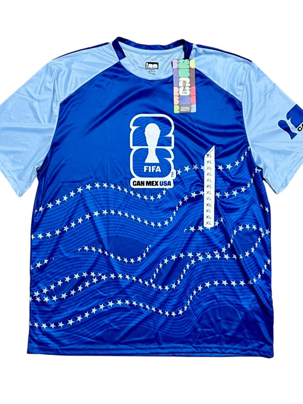 FIFA World Cup 2026 Canada Mexico USA NWT Soccer Jersey, Men's XL